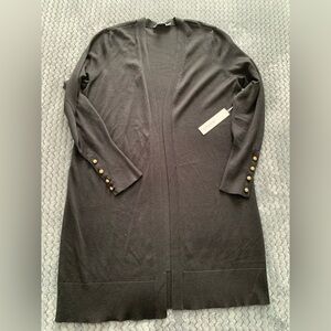 Chico's Black Midi Cardigan Sweater